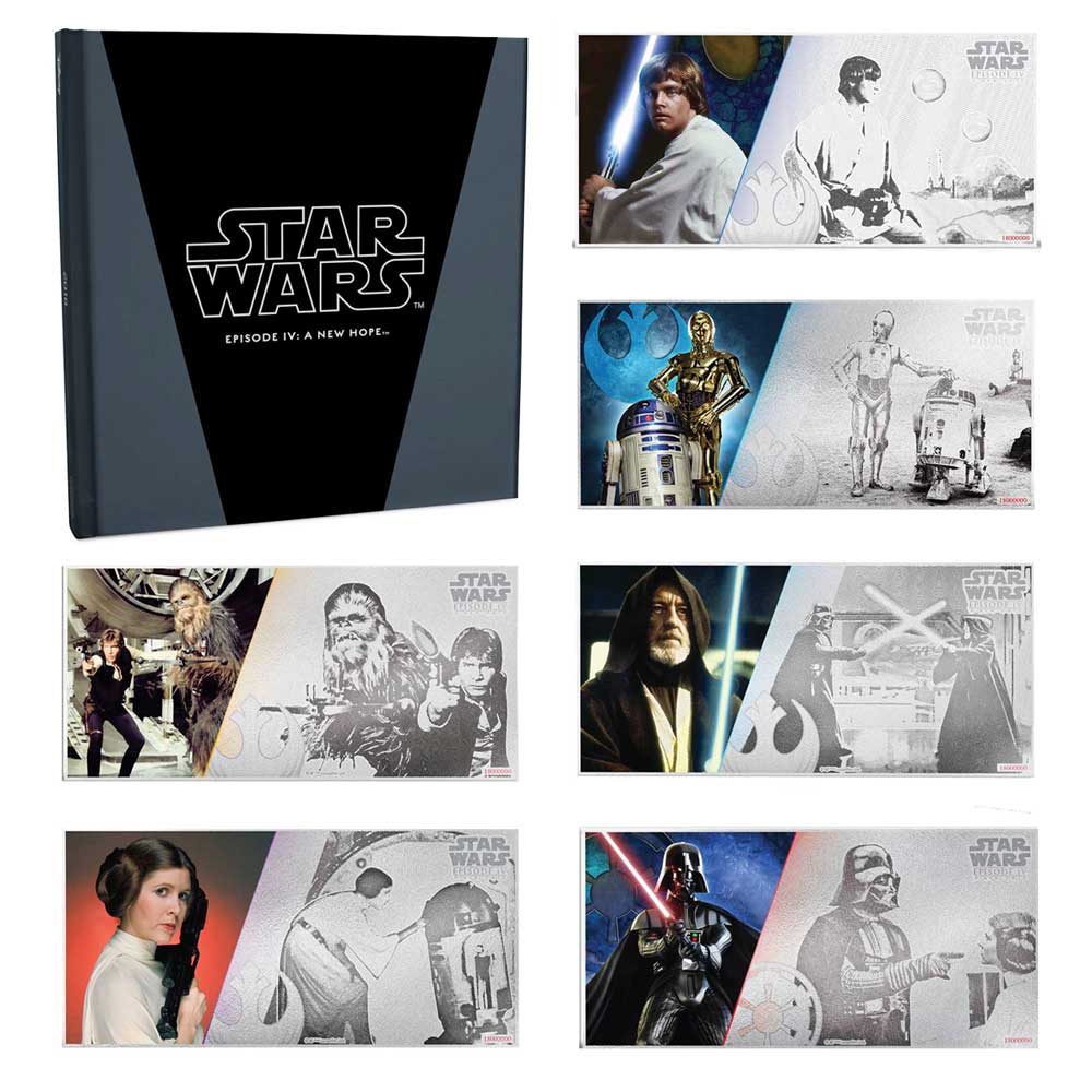 STAR WARS: A NEW HOPE 2018 Niue 5g silver note Set