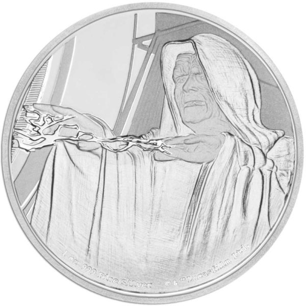 STAR WARS EMPEROR PALPATINE 2018 Niue 1oz proof silver coin