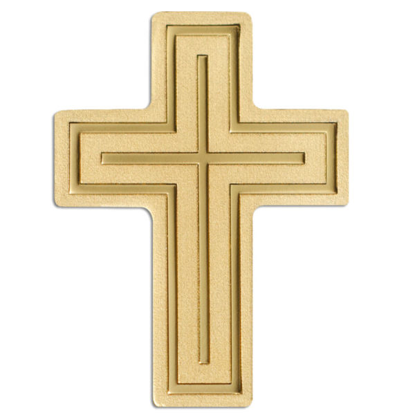 Golden Crucifix 2018 Palau 0.5g minigold proof coin