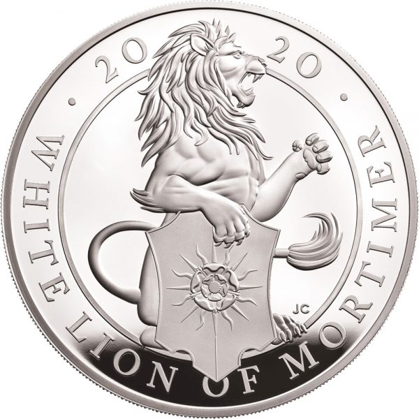 QUEENS BEASTS: THE WHITE LION OF MORTIMER 2019 United Kingdom