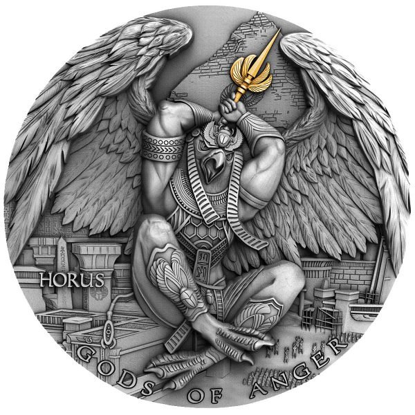 GODS OF ANGER: HORUS 2020 Niue 2oz silver coin