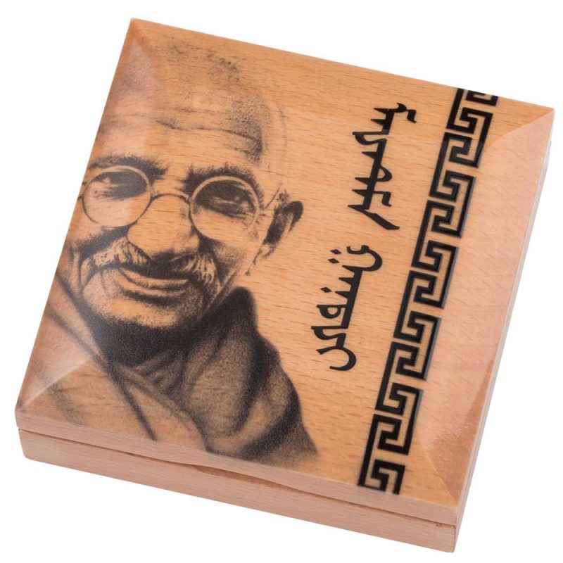 REVOLUTIONARIES MAHATMA GANDHI 2020 Mongolia 1oz silver coin
