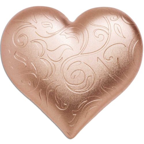 ROSY HEART 2021 - 1oz .999 silver coin