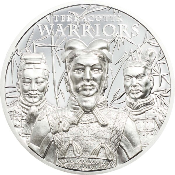 TERRACOTTA WARRIOR - 2021 Cook Islands 1oz proof silver coin