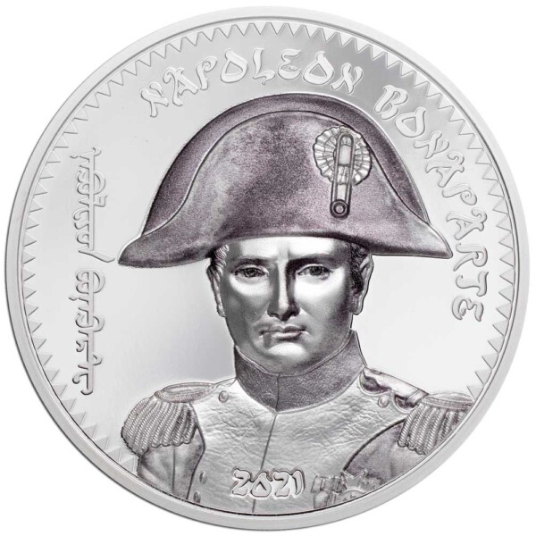 REVOLUTIONARIES: NAPOLEON BONAPARTE 2021 Mongolia 1oz silver coin
