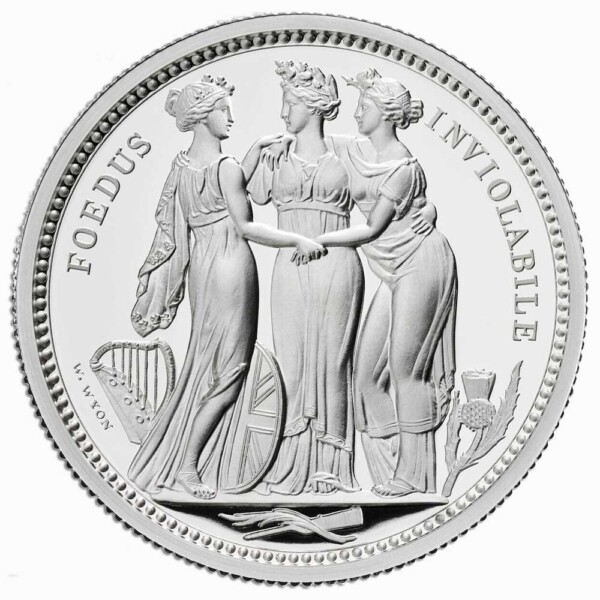 GREAT ENGRAVERS: THREE GRACES 2020 UK Two-Ounce Silver Proof Coin