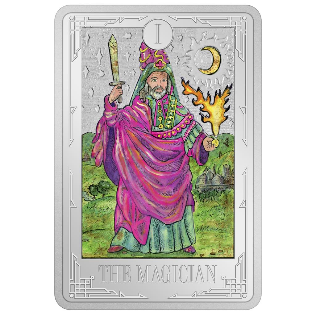Tarot Deck Card The Magician Nickel silver jewelry First card Major arcana