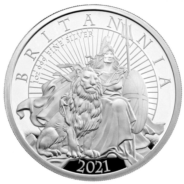 THE BRITANNIA 2021 UK One Ounce Silver Proof Coin