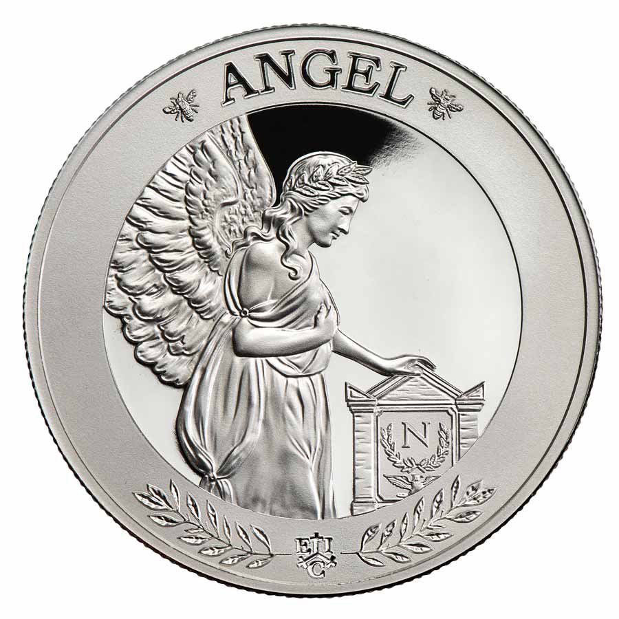 NAPOLEON'S ANGEL .999 Silver Proof Coin 2021 St Helena 1oz silver coin