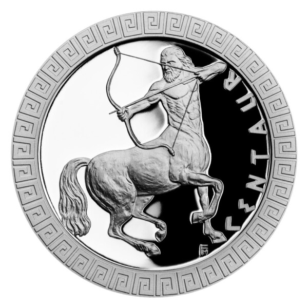 MYTHICAL CREATURES - CENTAUR 2021 Niue 1oz proof silver coin