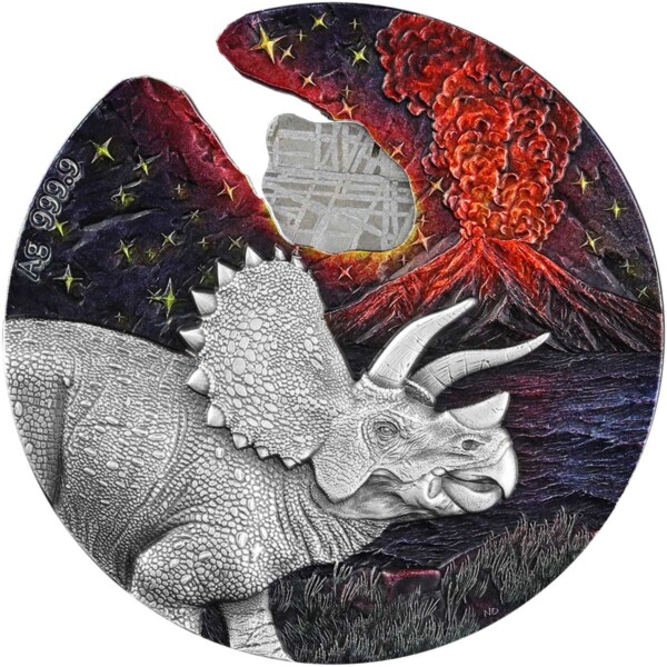 IMPACT MOMENTS: METEORITE 2021 Niue 2oz high relief silver coin
