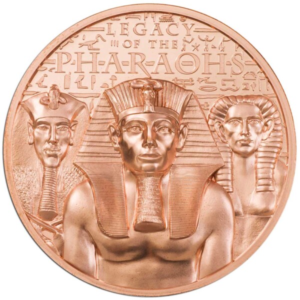 LEGACY OF THE PHARAOHS - 2022 Cook Islands 50g Copper