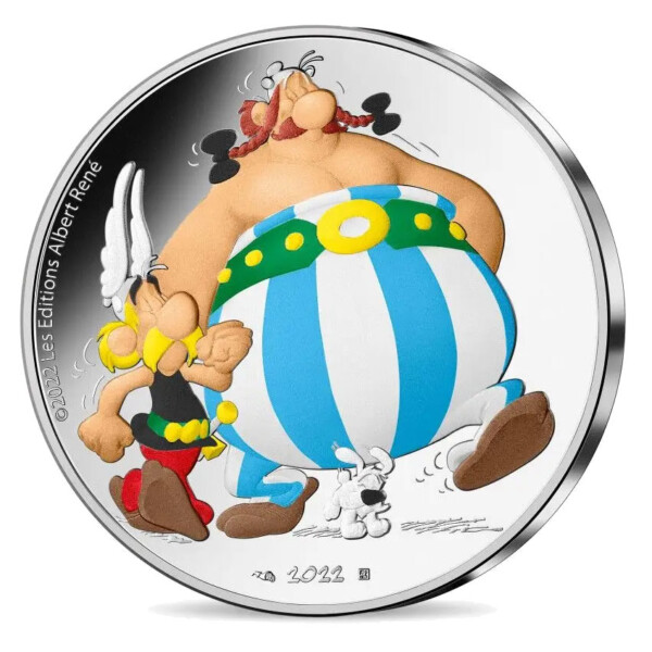ASTERIX - 2022 France 10€ Proof Silver Coin