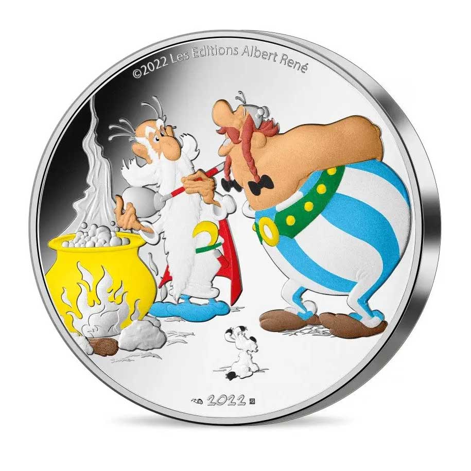 ASTERIX: 2022 France 50€ 5oz Proof Silver Coin