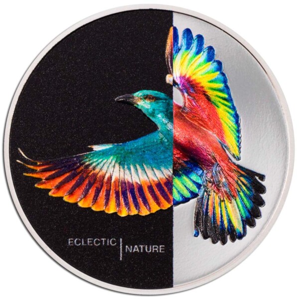 ECLECTIC NATURE - ROLLER 2022 Cook Islands 1oz silver proof coin