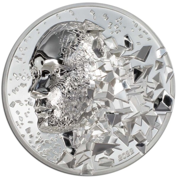 SILVER BURST - 2022 Cook Islands 3oz silver proof coin