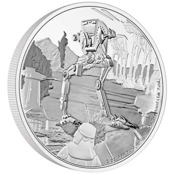 STAR WARS™ VEHICLES #3 – AT-ST WALKER™1oz Silver Proof Coin
