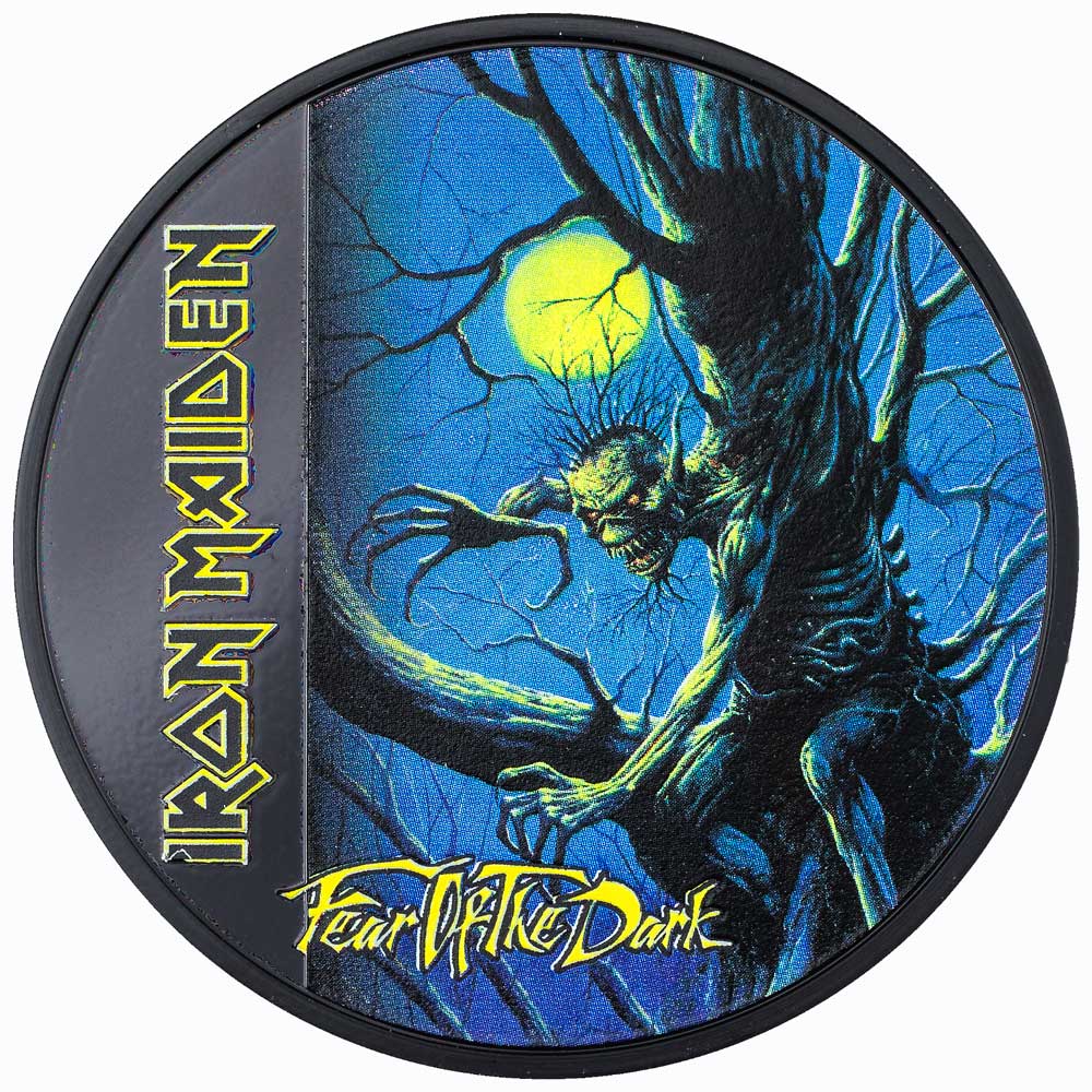 IRON MAIDEN – FEAR OF THE DARK 2022 Cook Islands 1oz silver proof coin
