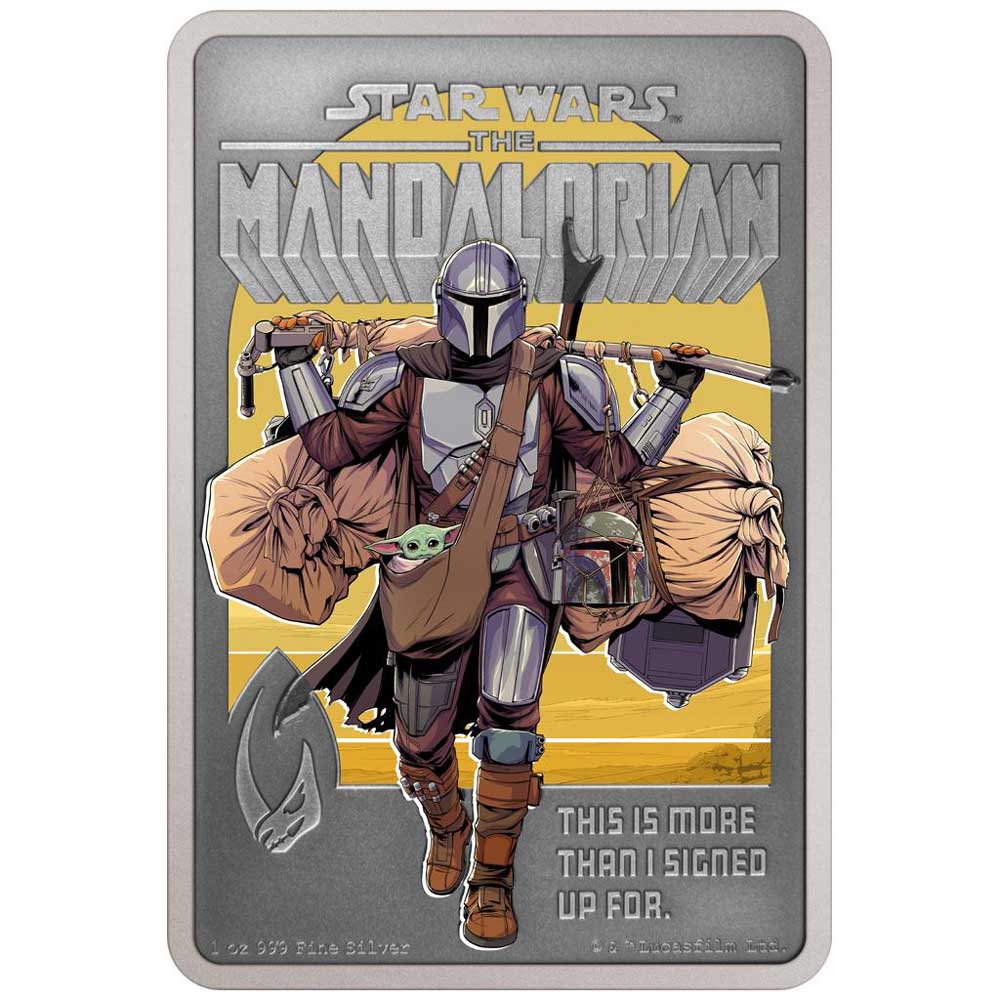STAR WARS: THE MANDALORIAN™ - The Mandalorian™ 1oz Silver Poster Coin