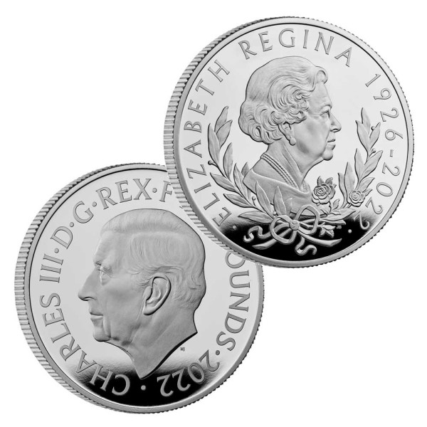 Her Majesty Queen Elizabeth II 2022 UK 5oz Silver Proof Coin