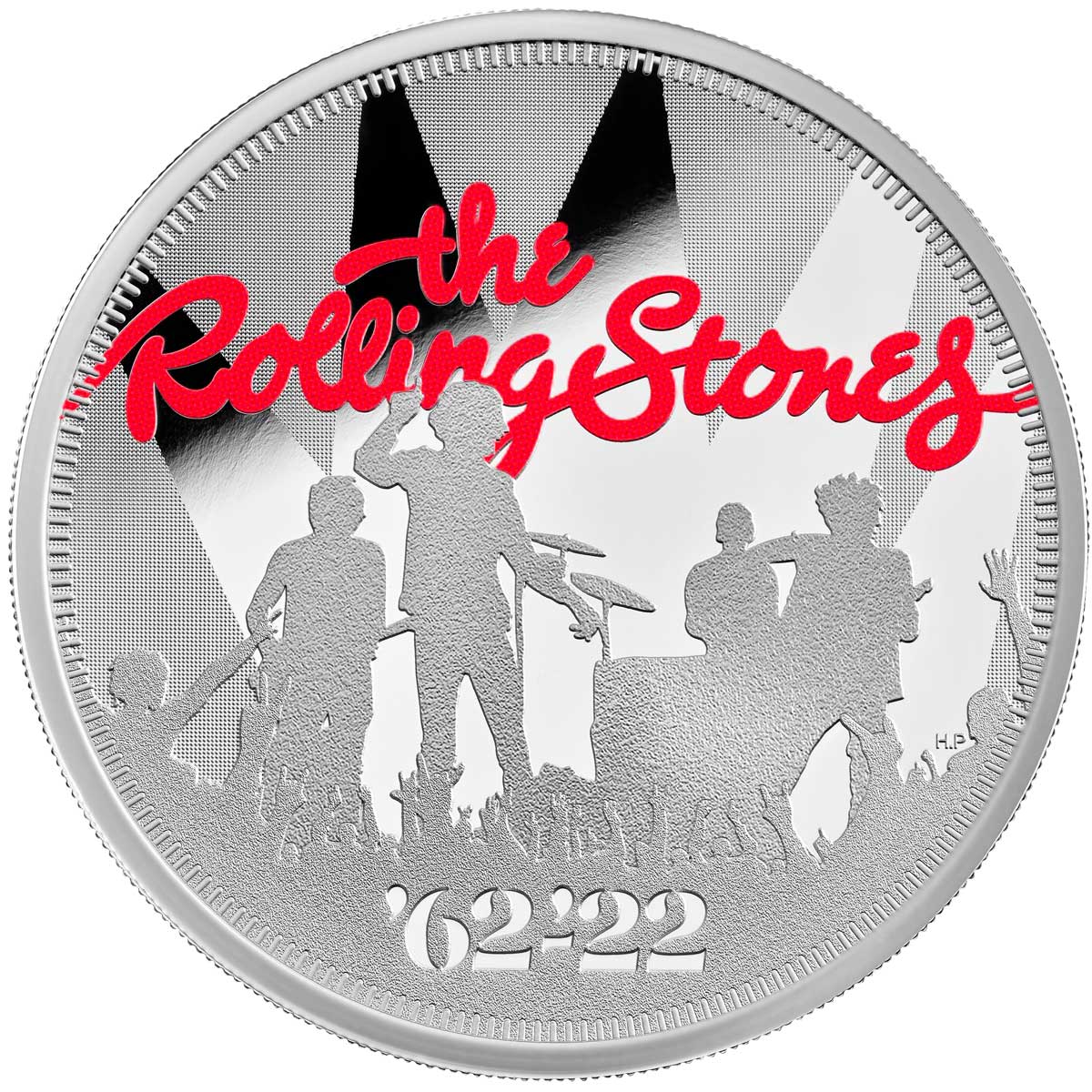 THE ROLLING STONES 2022 UK one ounce silver proof coin