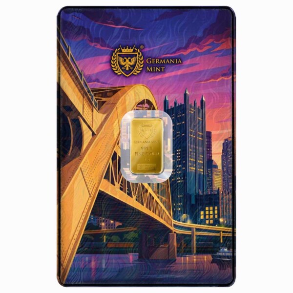 GERMANIA 2026 ANA: - 1g .9999 gold bar in card
